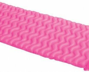 Lång Badmadrass med "kudde", Magenta