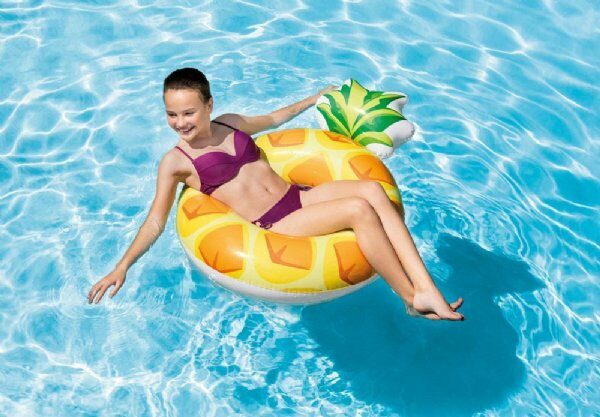 Stor Badring "ananas" 117 cm i diameter