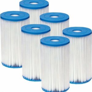 6 x filter till filterpumpar typ "B"  Art. 29005