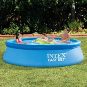 Intex Easy Set Quick Up Pool 244x76 & Abdeckplane & Filterpumpe & Reinigungsset 