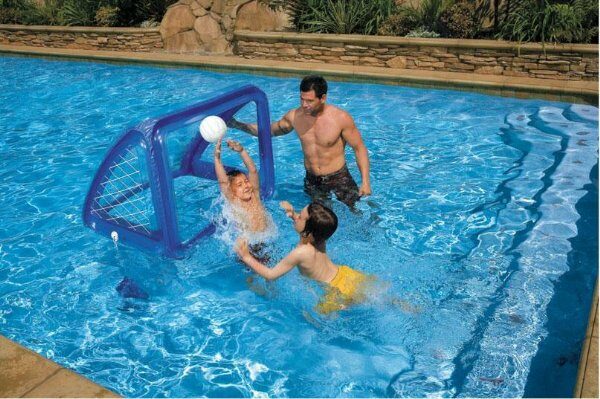 Vattenpolo för poolen