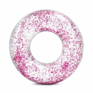Stor Badring rosa glitter