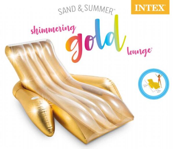 Poolstol - badmadrass "Guld" - Bild 6