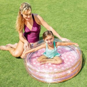 Liten Barn/babypool "glitter", 56 liter