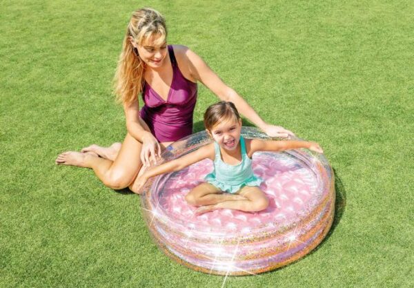 Liten Barn/babypool "glitter", 56 liter