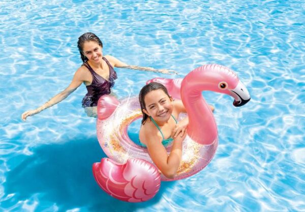 Badring glitter, Flamingo - Bild 2
